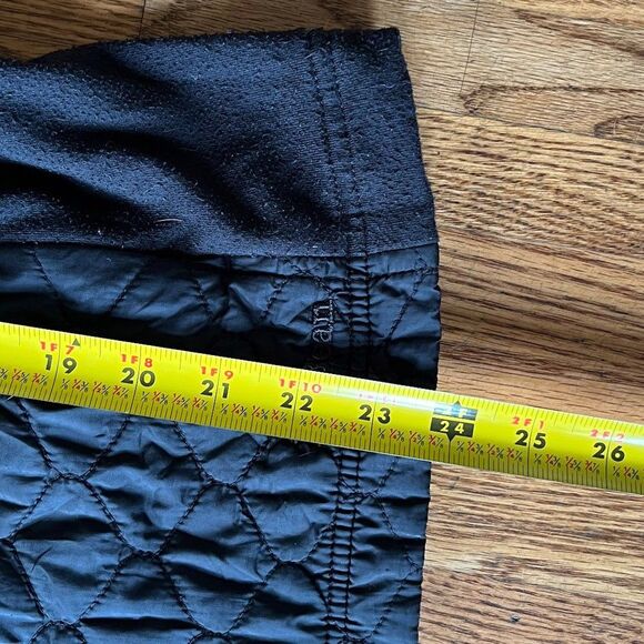 L.L. Bean Black Quilted Winter Jacket Coat Women's Size Small - Picture 6 of 8